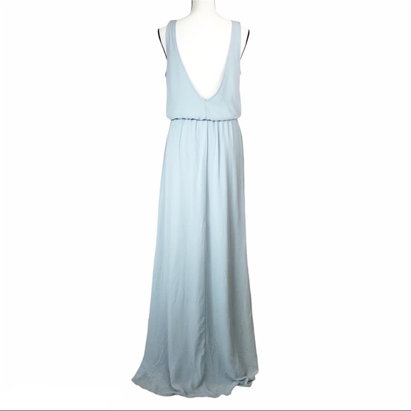 NWOT SMYM Kendall Steel Blue Maxi Dress - Picture 4 of 9